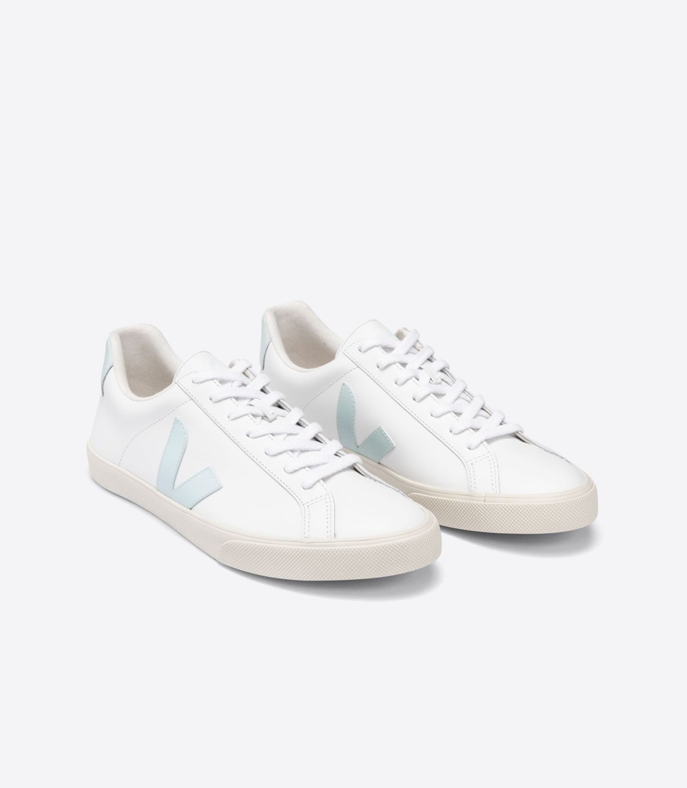 Tenis Veja Hombre - Esplar Cuero - Blancos - 796TPABOW